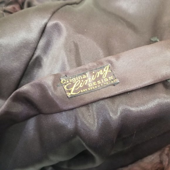 Brown M Fur Coat Pockets Cosplay Fashion Trench Woman Glam Starlet Luxury - Picture 4 of 14